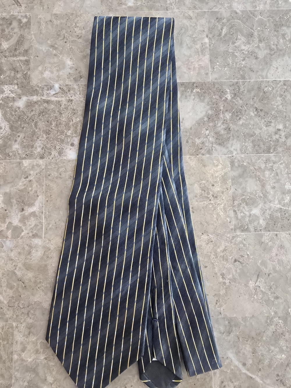 YSL Mens Striped Tie